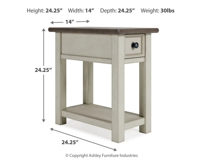 Bolanburg - Chair Side End Table by Unique Piece Furniture