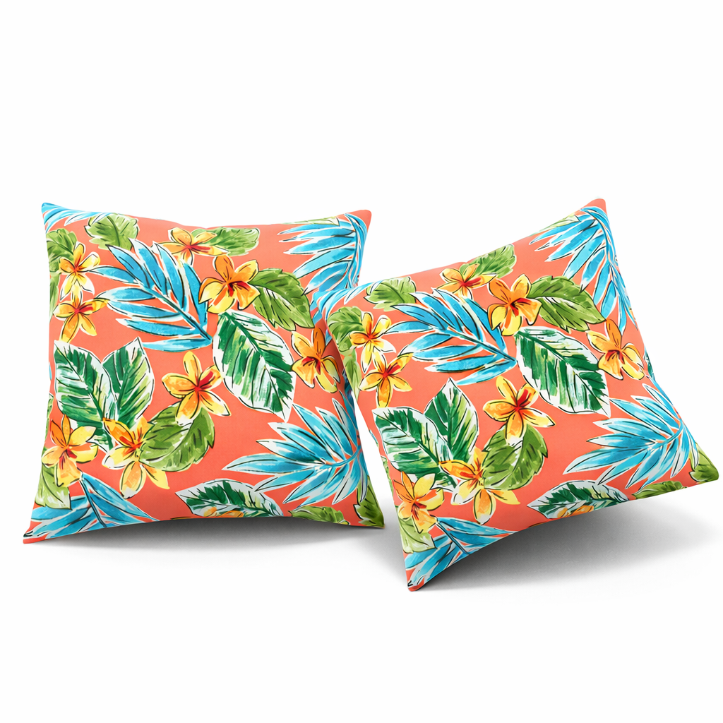 2 Pack Outdoor Pillow Covers - 18x18 Inch by HouseOfZazla