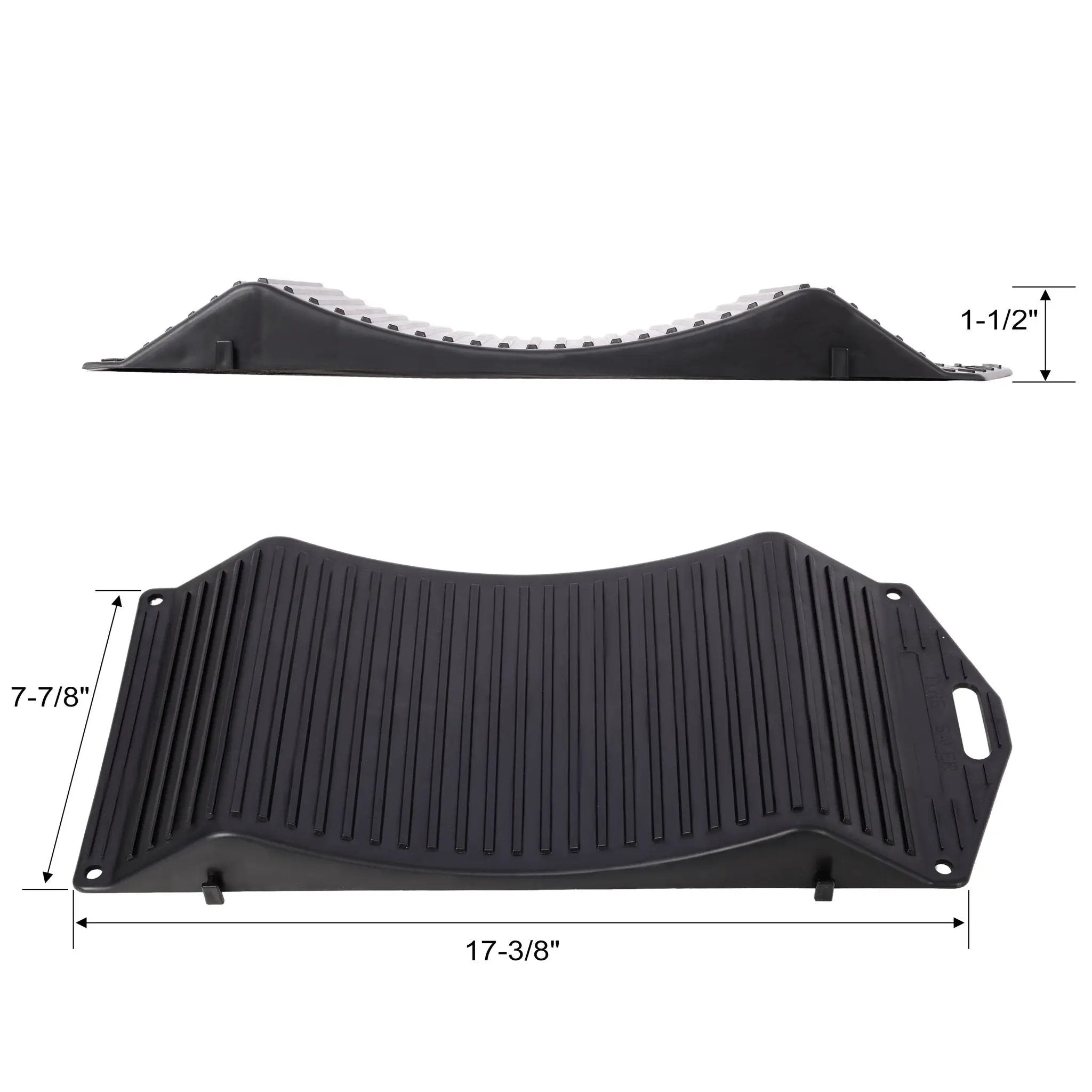 Tire Saver Ramps Anti-Slip Design (Set of 4) - Black by HouseOfZazla