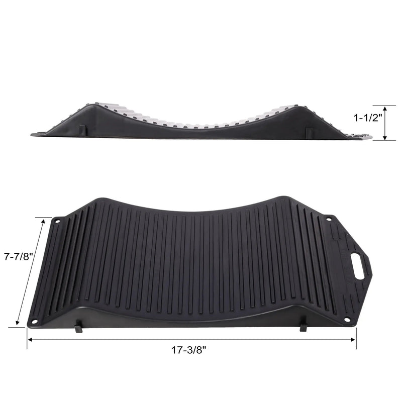 Tire Saver Ramps Anti-Slip Design (Set of 4) - Black by HouseOfZazla