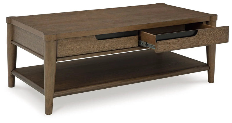 Roanhowe - Rectangular Cocktail Table - Brown by Unique Piece Furniture