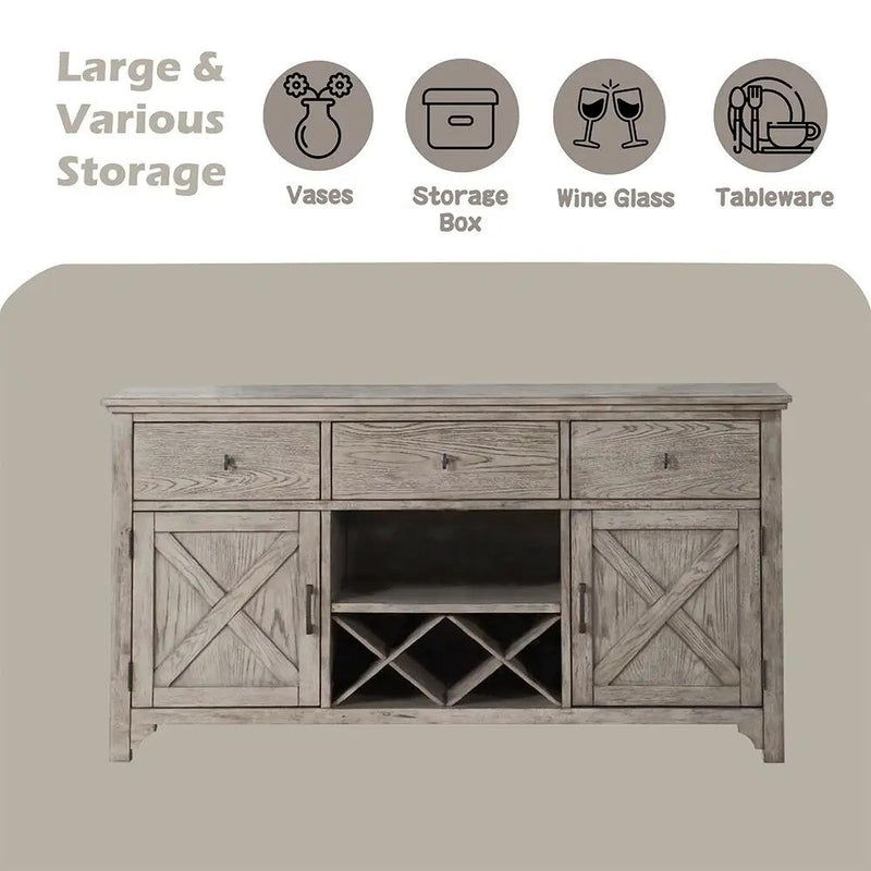 Rocky - Server - Gray Oak by Unique Piece Furniture