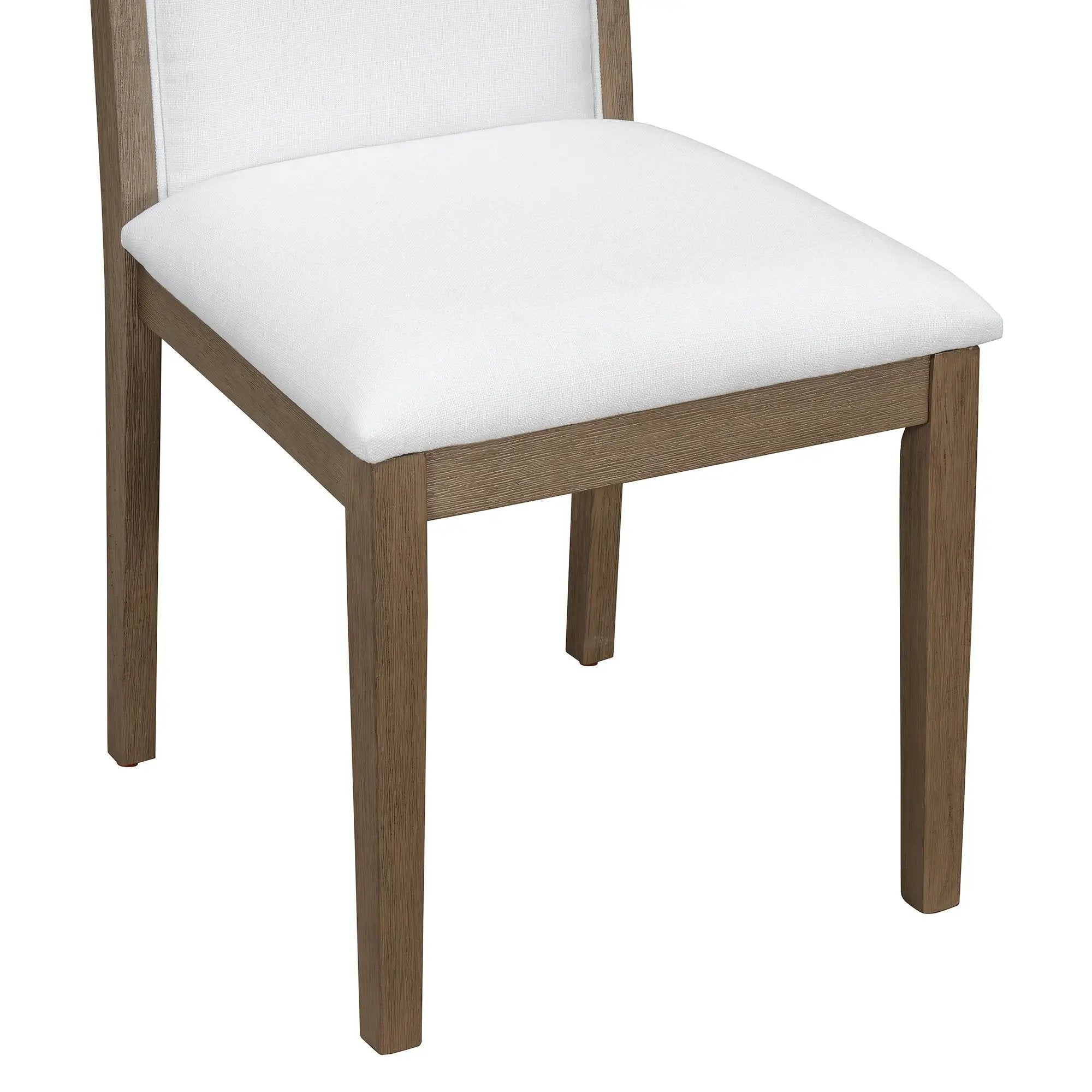 TREXM Vintage Style Dining Chair Set with 4 Upholstered Chairs by HouseOfZazla