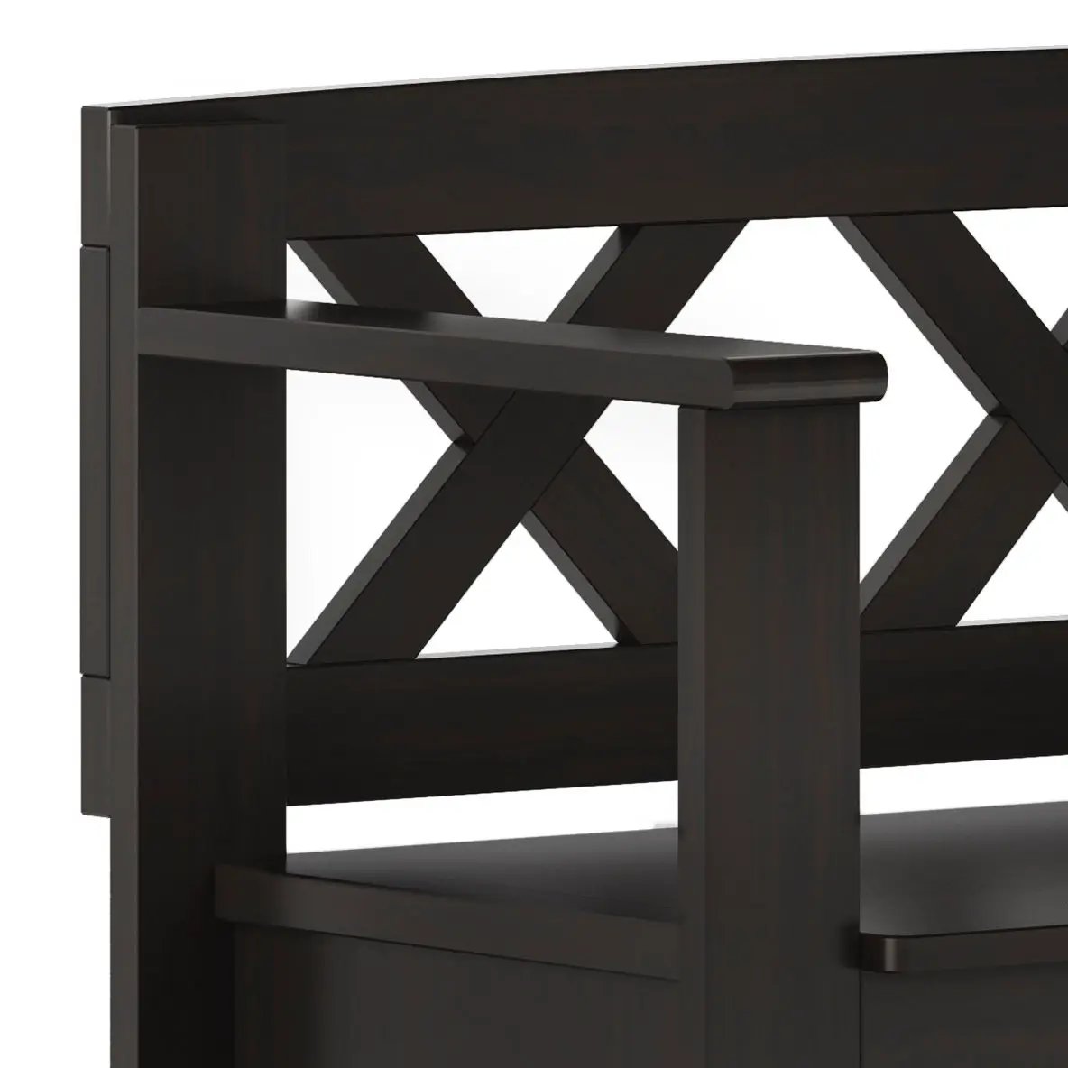 Amherst - Small Transitional Entryway Storage Bench by Unique Piece Furniture