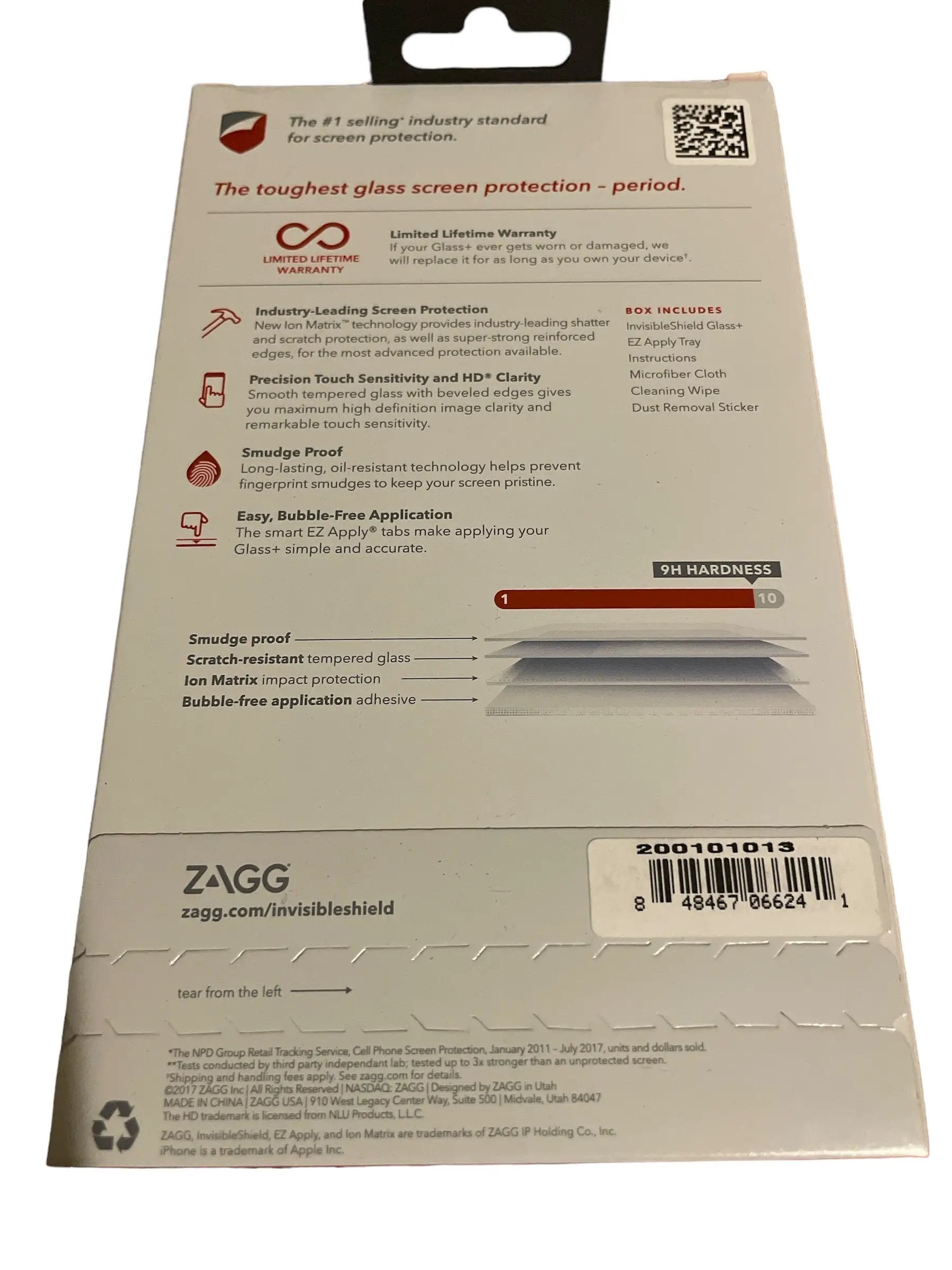 ZAGG InvisibleShield Glass+ Screen Protector – High-definition Tempered Glass for the Apple iPhone XS/ X – Impact & Scratch Protection by Selzalot