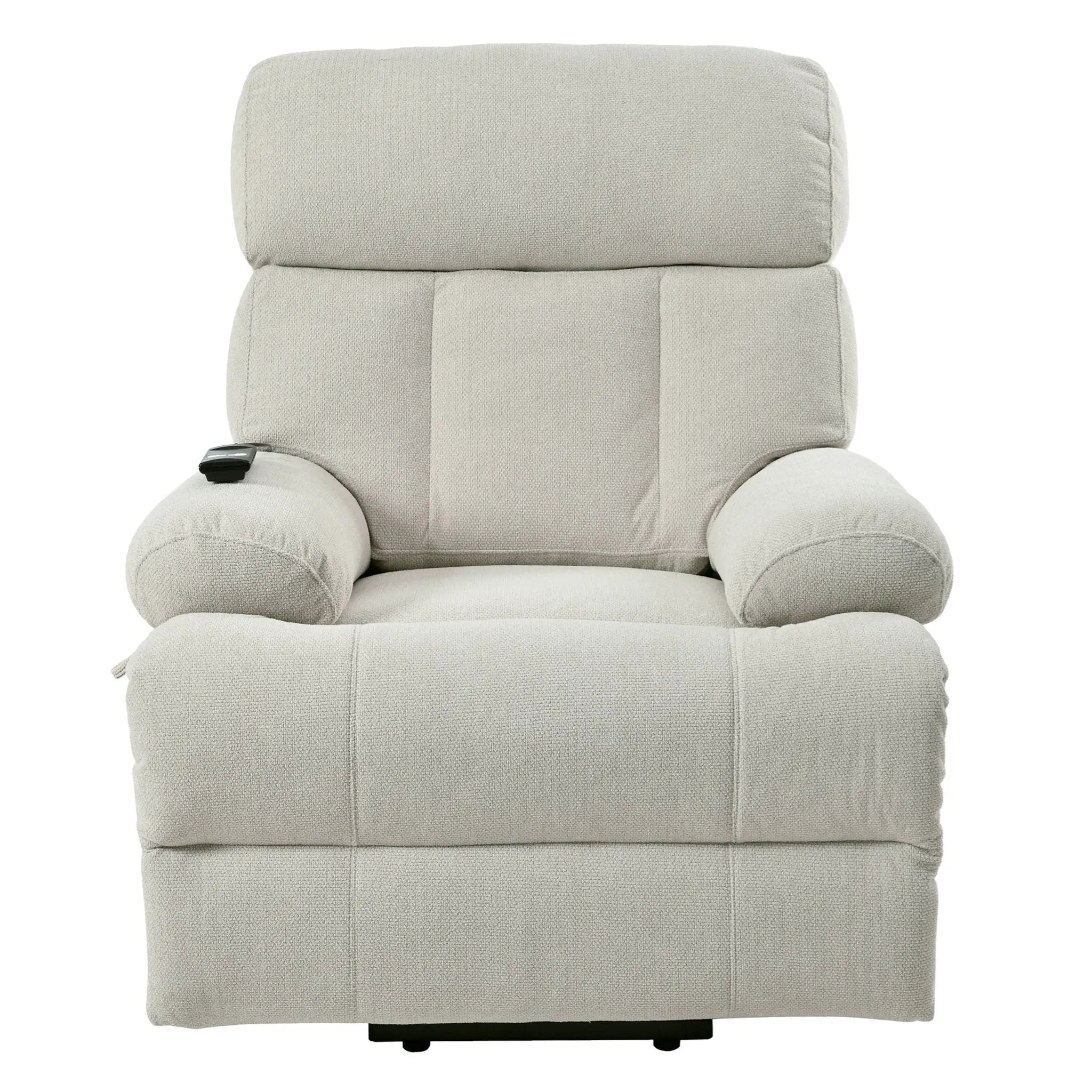 Oversized Power Lift Recliner Chai With Remote Control, Side Pocket, Spacious Seat