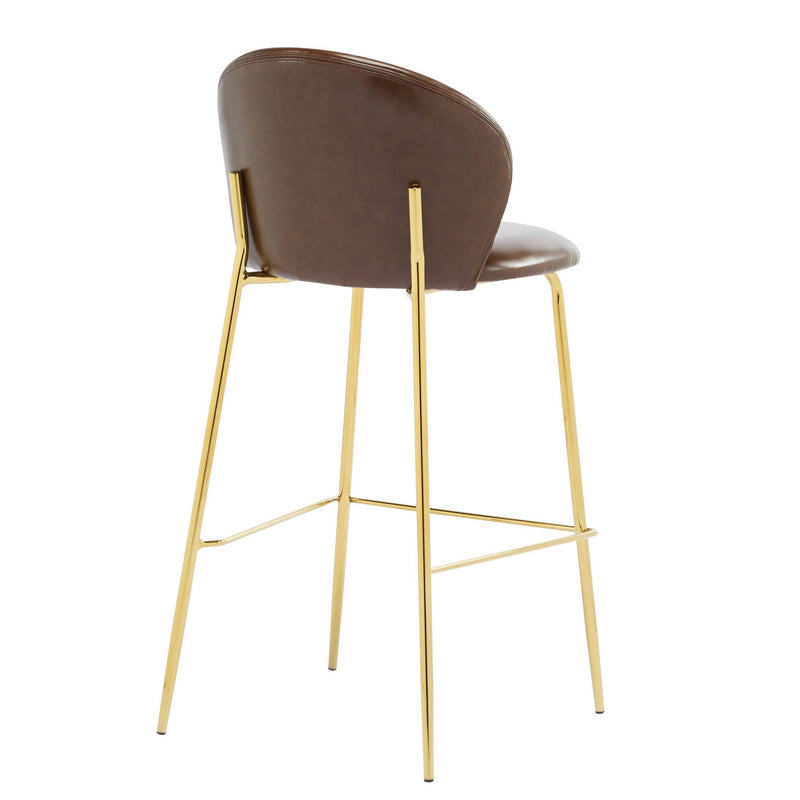 Kira - Upholstered Bar Stool (Set of 2) by HouseOfZazla