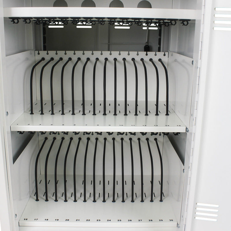 Mobile Charging Cart And Cabinet For Tablets Laptops 30 Device With Combination Lock by HouseOfZazla