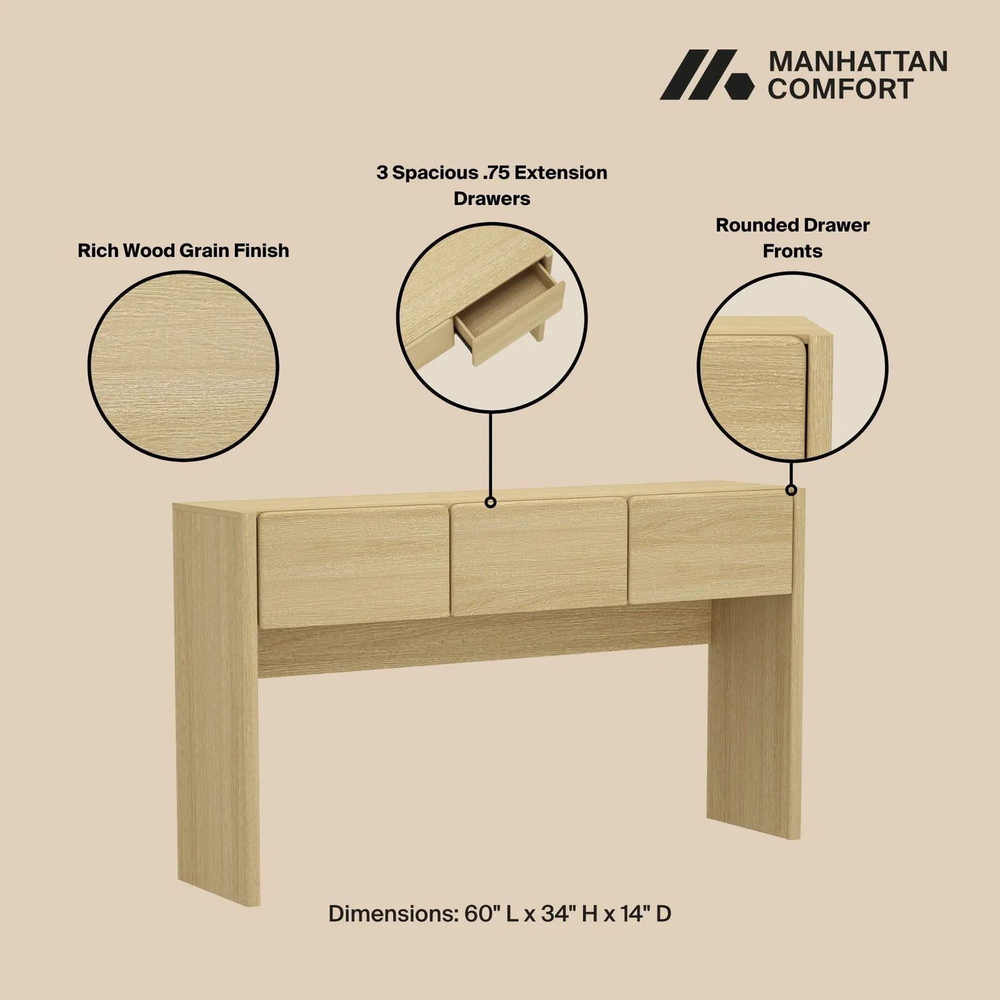 Linda - Console Table by HouseOfZazla