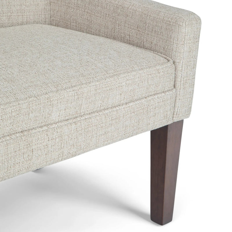 Parris Upholstered Bench - Platinum by HouseOfZazla