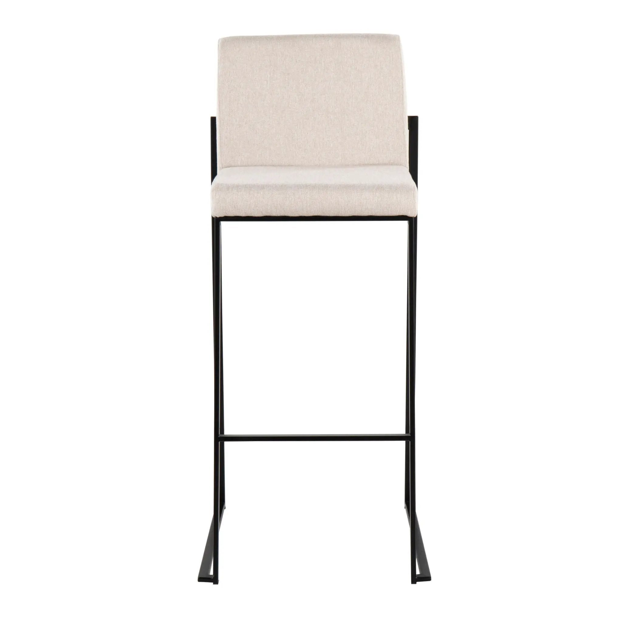 Fuji - Contemporary High Back Barstool Elegant Design by HouseOfZazla
