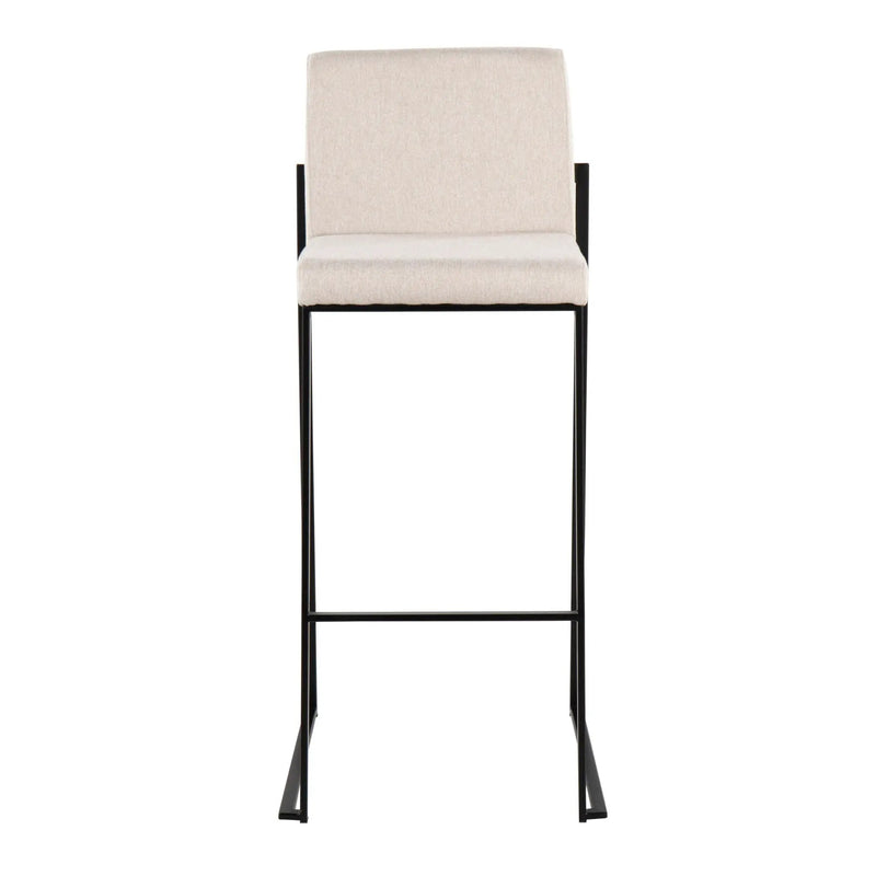 Fuji - Contemporary High Back Barstool Elegant Design by HouseOfZazla