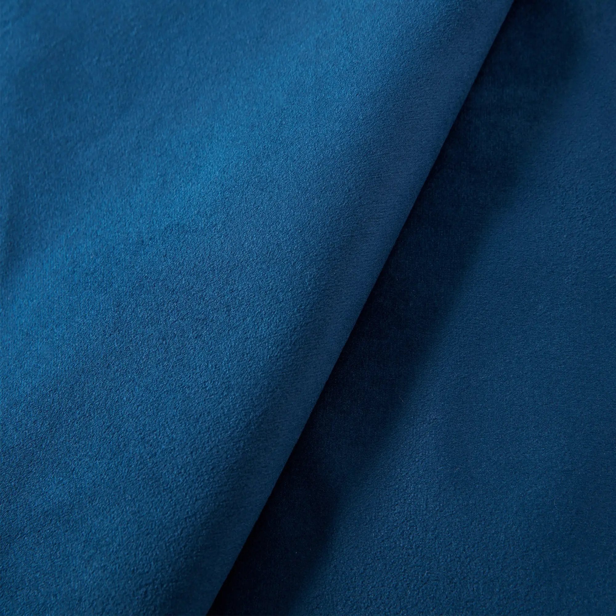 Peyton Upholstered Queen Bed with 54' High Headboard and Traditional Buttoned Tufting in Blue Velvet by BLAKHOM