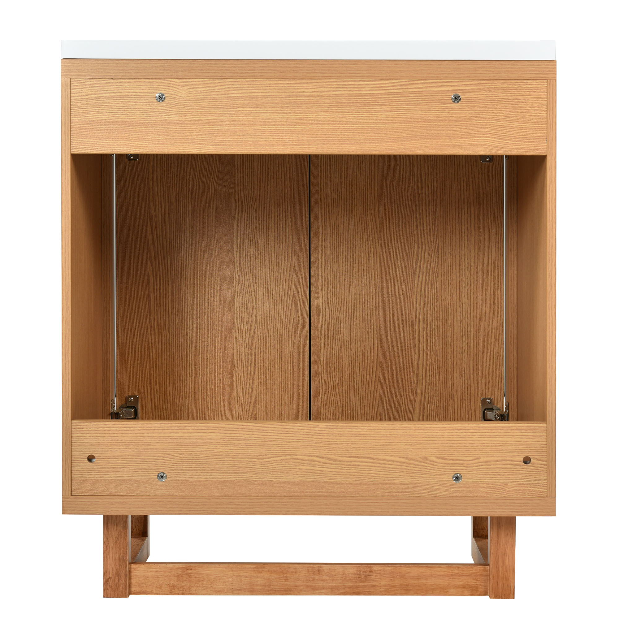 Bathroom Vanity Set With Sink, Combo Cabinet, Bathroom Storage Cabinet, Solid Wood Frame by HouseOfZazla