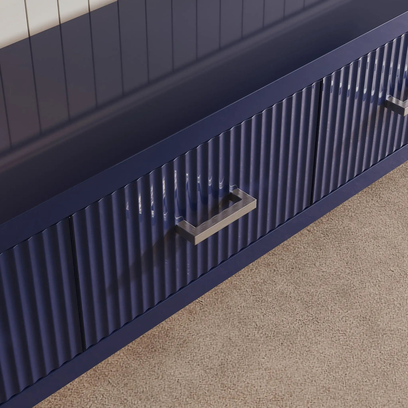 TV Stand With Slatted Drawers by HouseOfZazla