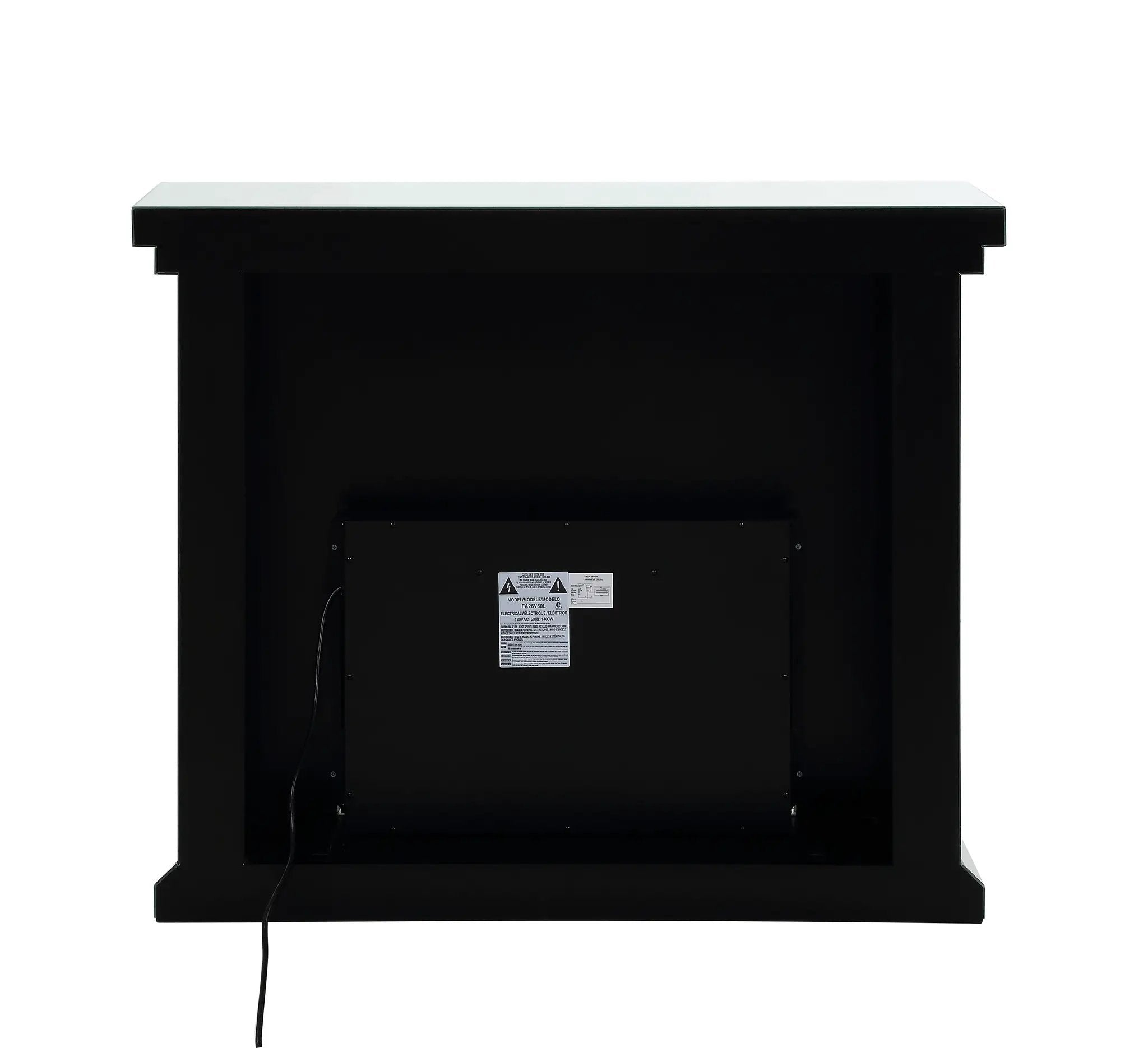 Noralie Mirrored & Faux Diamonds Fireplace by HouseOfZazla