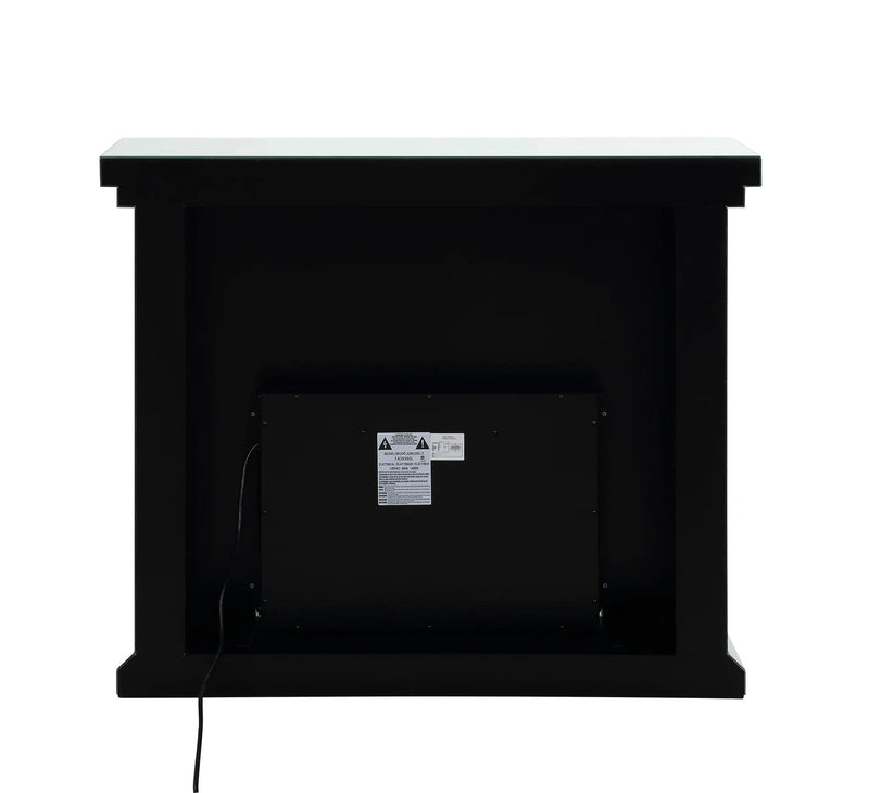 Noralie Mirrored & Faux Diamonds Fireplace by HouseOfZazla