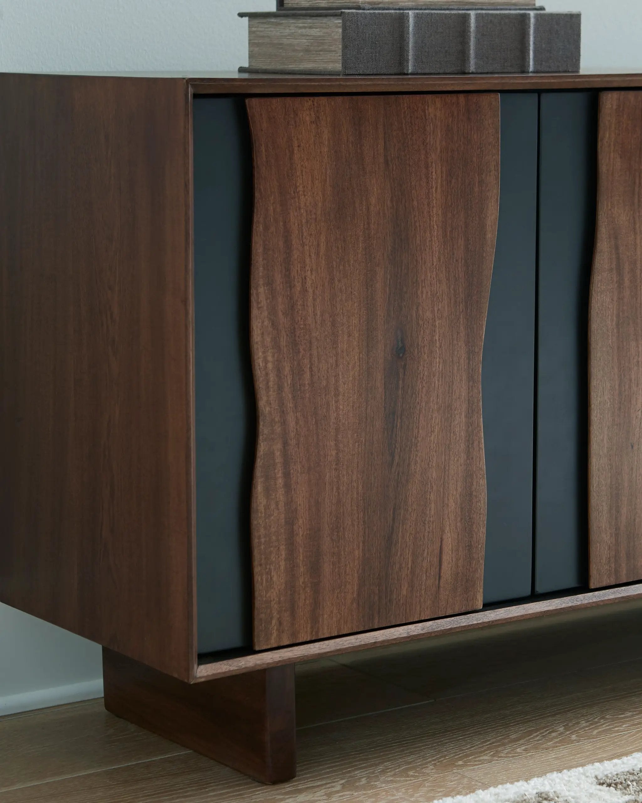 Welby - Accent Cabinet - Brown / Charcoal by Unique Piece Furniture