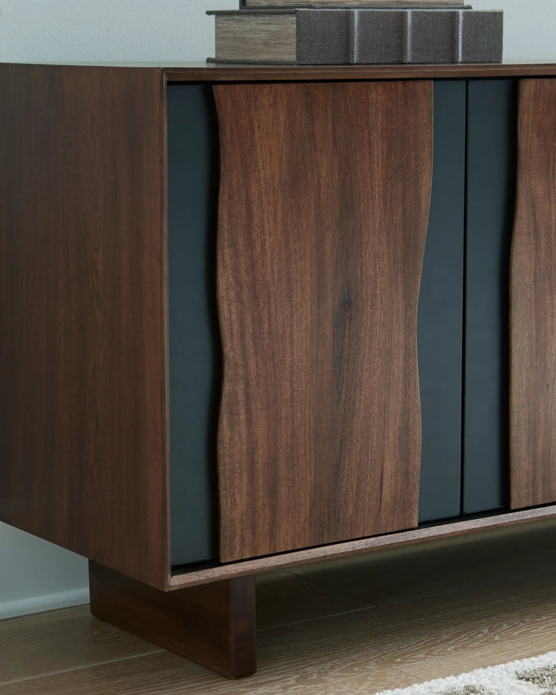 Welby - Accent Cabinet - Brown / Charcoal by Unique Piece Furniture