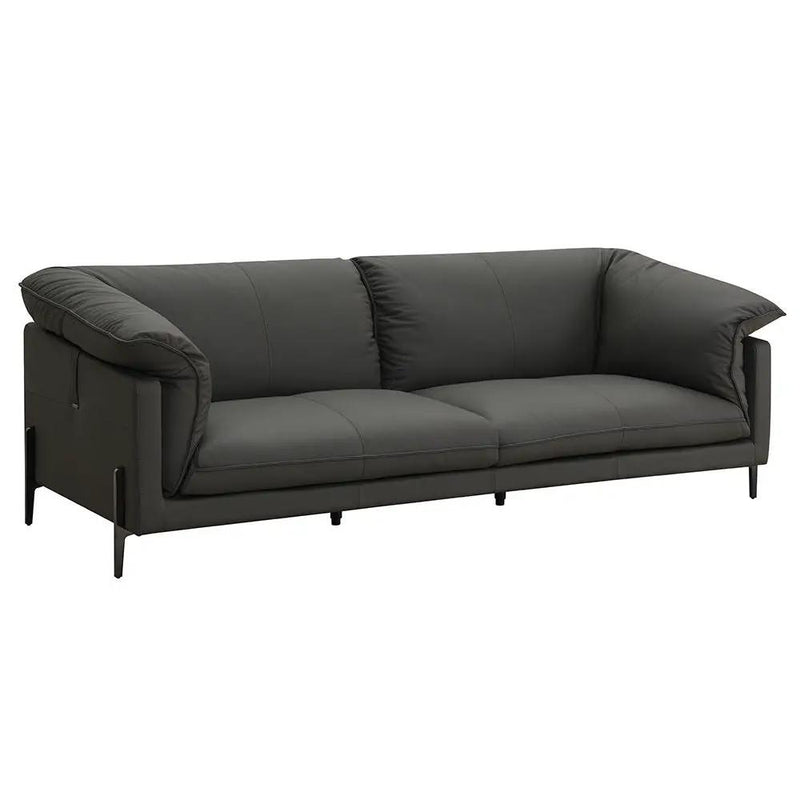 Tadi - Sofa - Black Top Grain Leather by Unique Piece Furniture