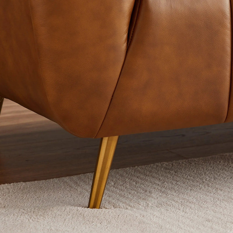 Ava - Sofa - Gold / Tan by HouseOfZazla