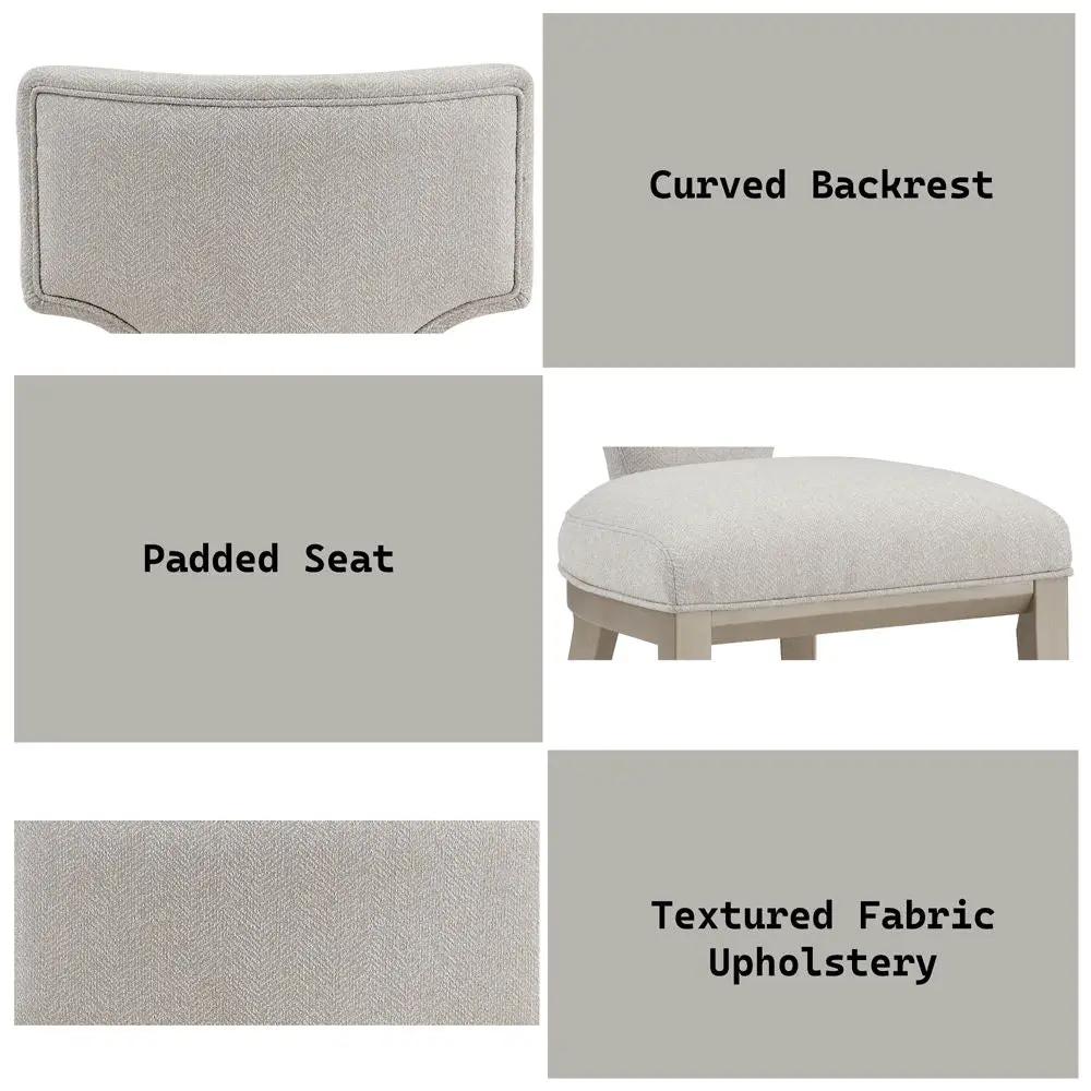 Kasa - Side Chair (Set of 2) - Linen & Champagne by Unique Piece Furniture