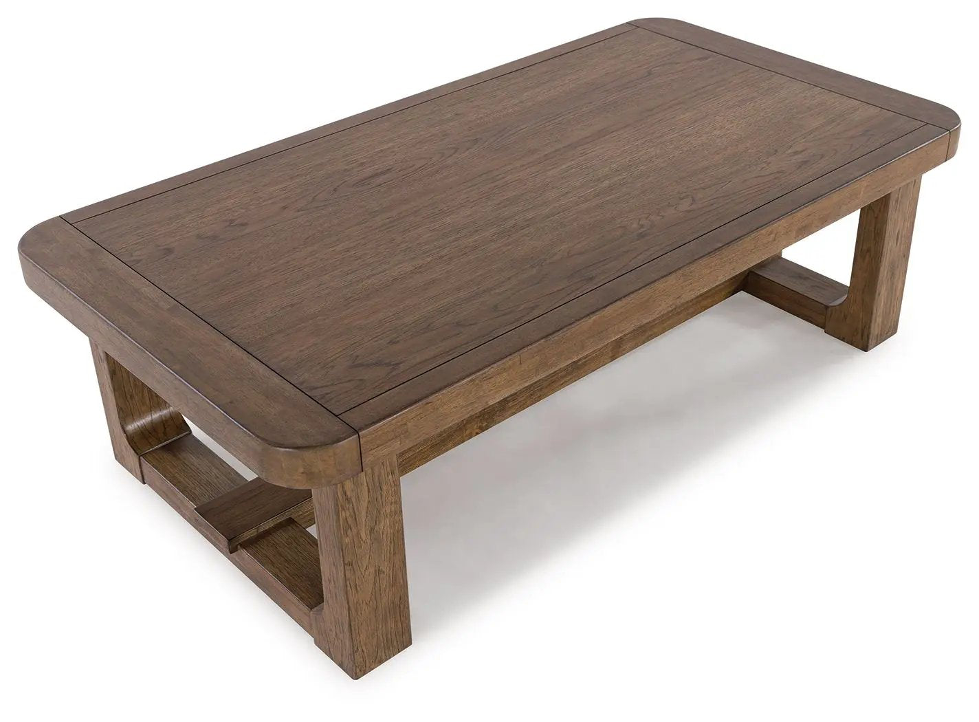 Cabalynn - Rectangular Cocktail Table - Light Brown by Unique Piece Furniture