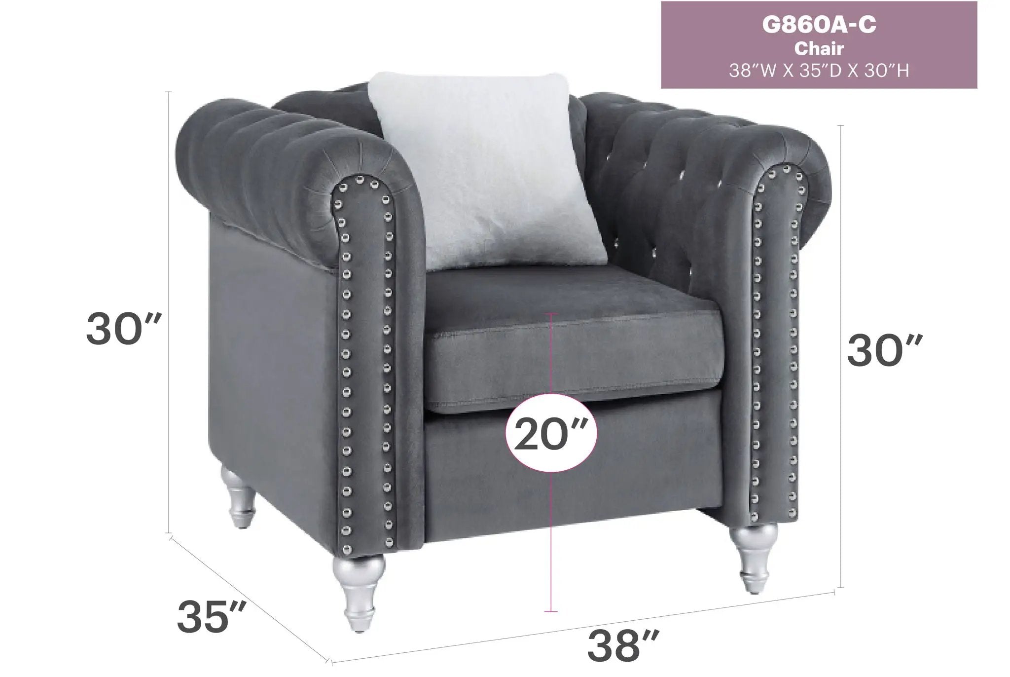 Stylish Contemporary Lounge Chair by Unique Piece Furniture