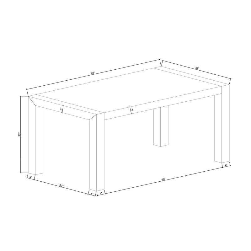 Dahiris - Dining Table - Black by Unique Piece Furniture