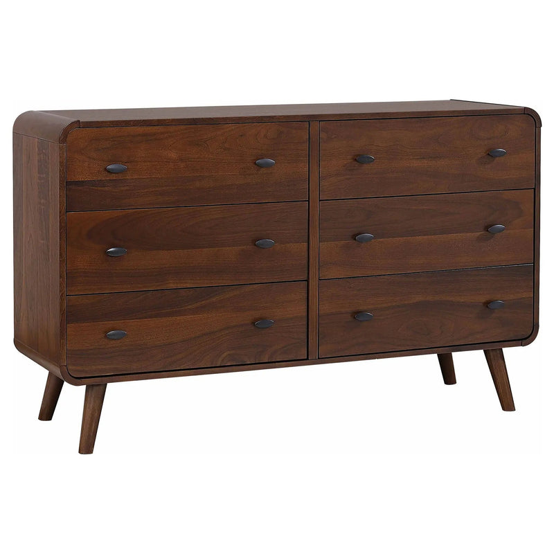 Robyn 5-piece Twin Bedroom Set Dark Walnut by Unique Piece Furniture