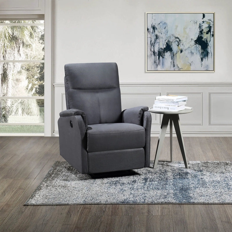 Recliner Chair With Power Function Easy Control Big Stocks, Recliner Single Chair For Living Room, Bed Room by HouseOfZazla