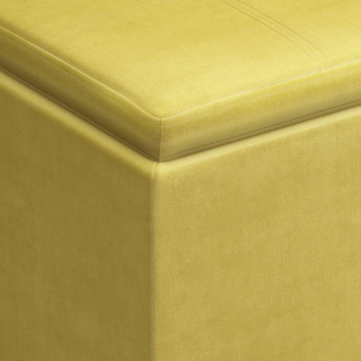 Rockwood - Upholstered Cube Storage Ottoman With Tray by Unique Piece Furniture