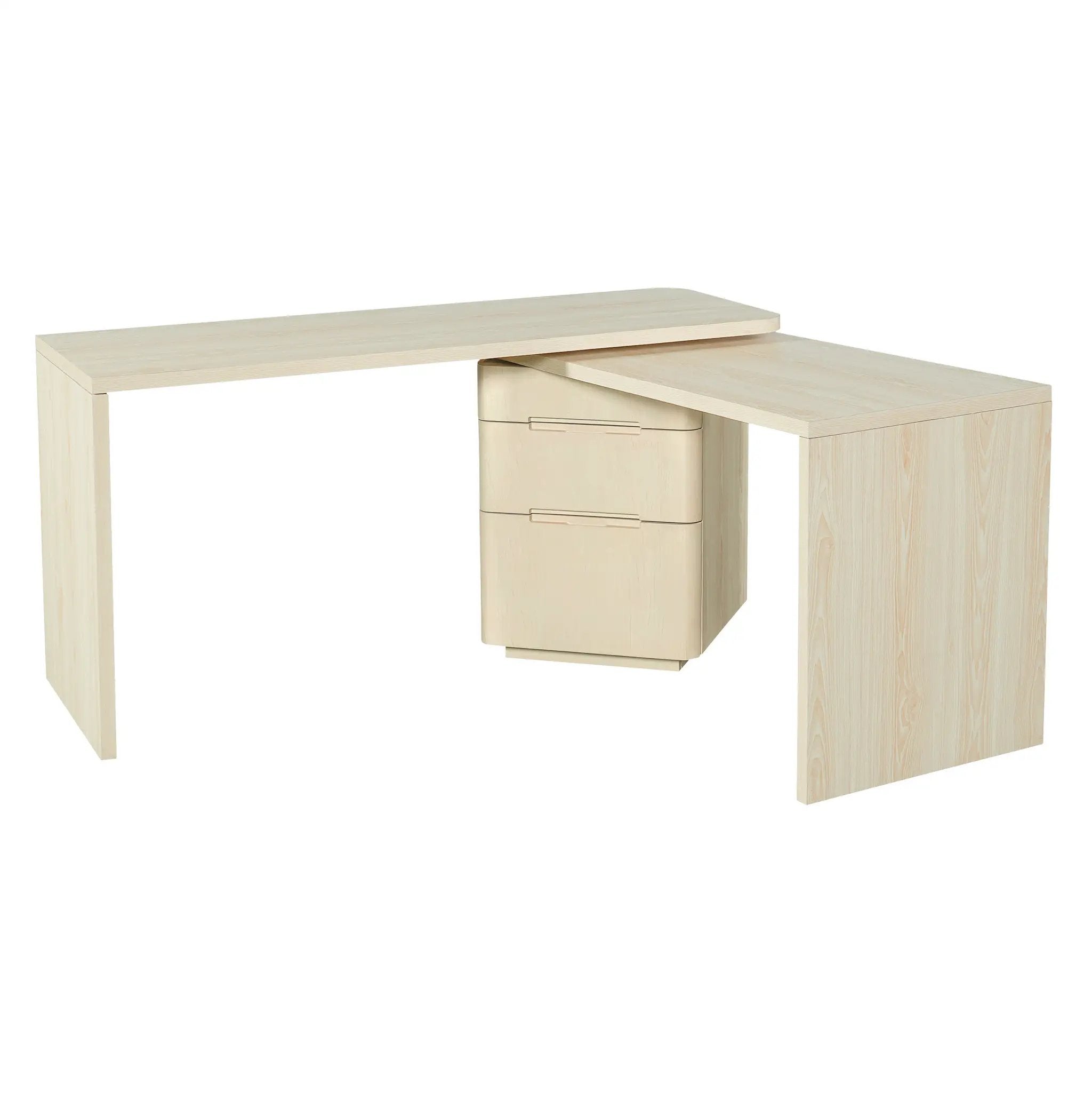 90" Modern L Shaped Desk by HouseOfZazla