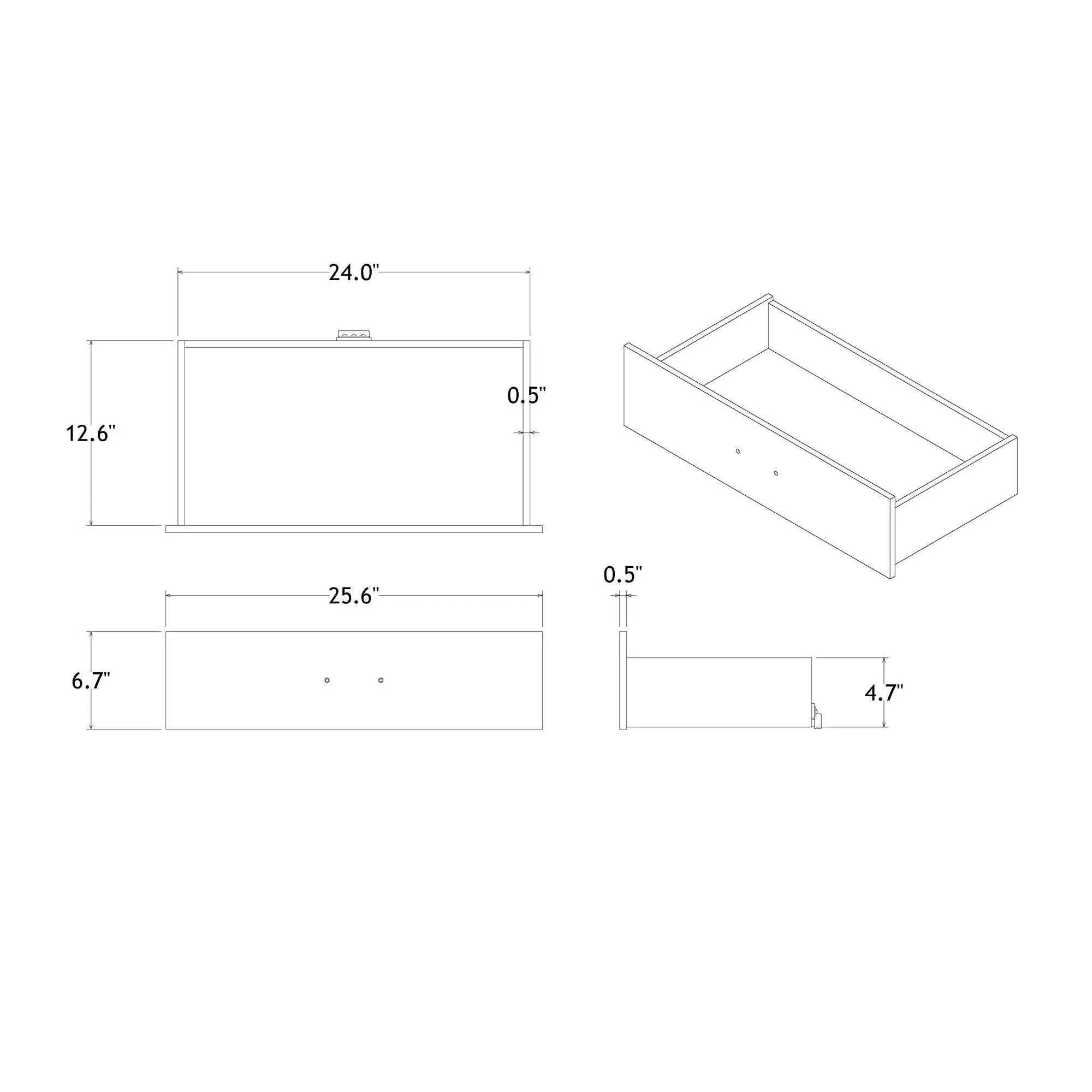Charlston - Dresser With LED by HouseOfZazla