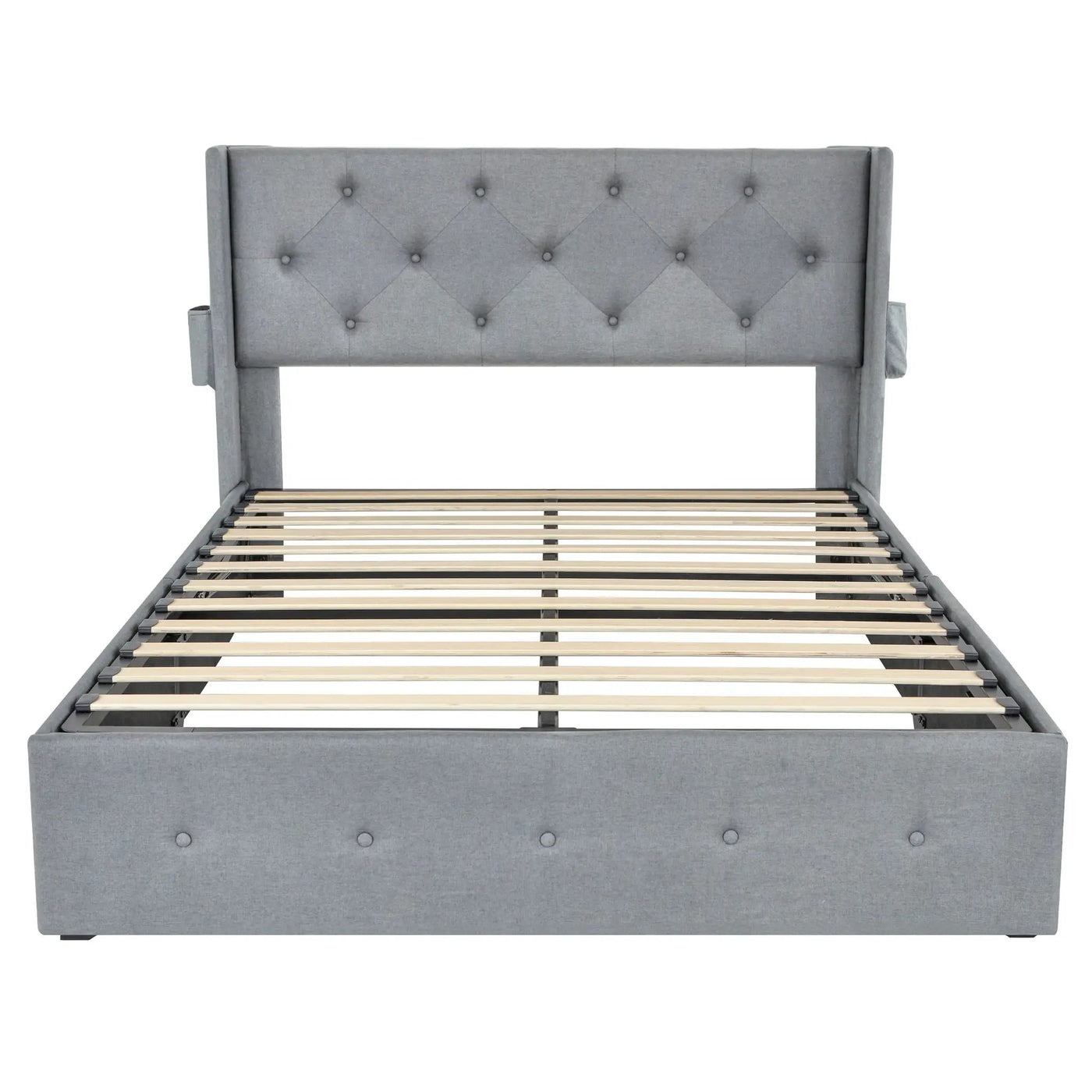 Bed With Gas Lift Storage, USB Ports by Unique Piece Furniture