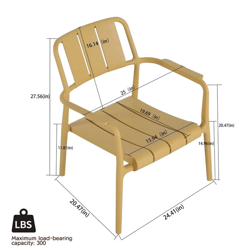 3 Piece Indoor / Outdoor Leisure Table And Chair Set by HouseOfZazla