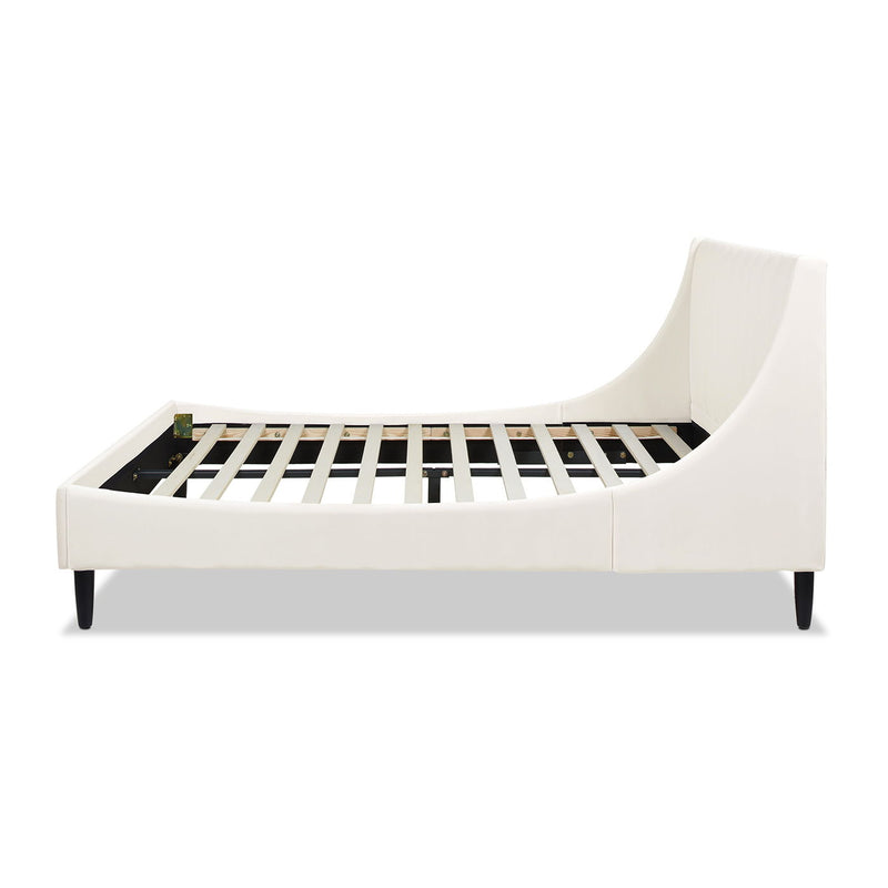 Aspen - Vertical Tufted Modern Headboard Platform Bed Set by HouseOfZazla
