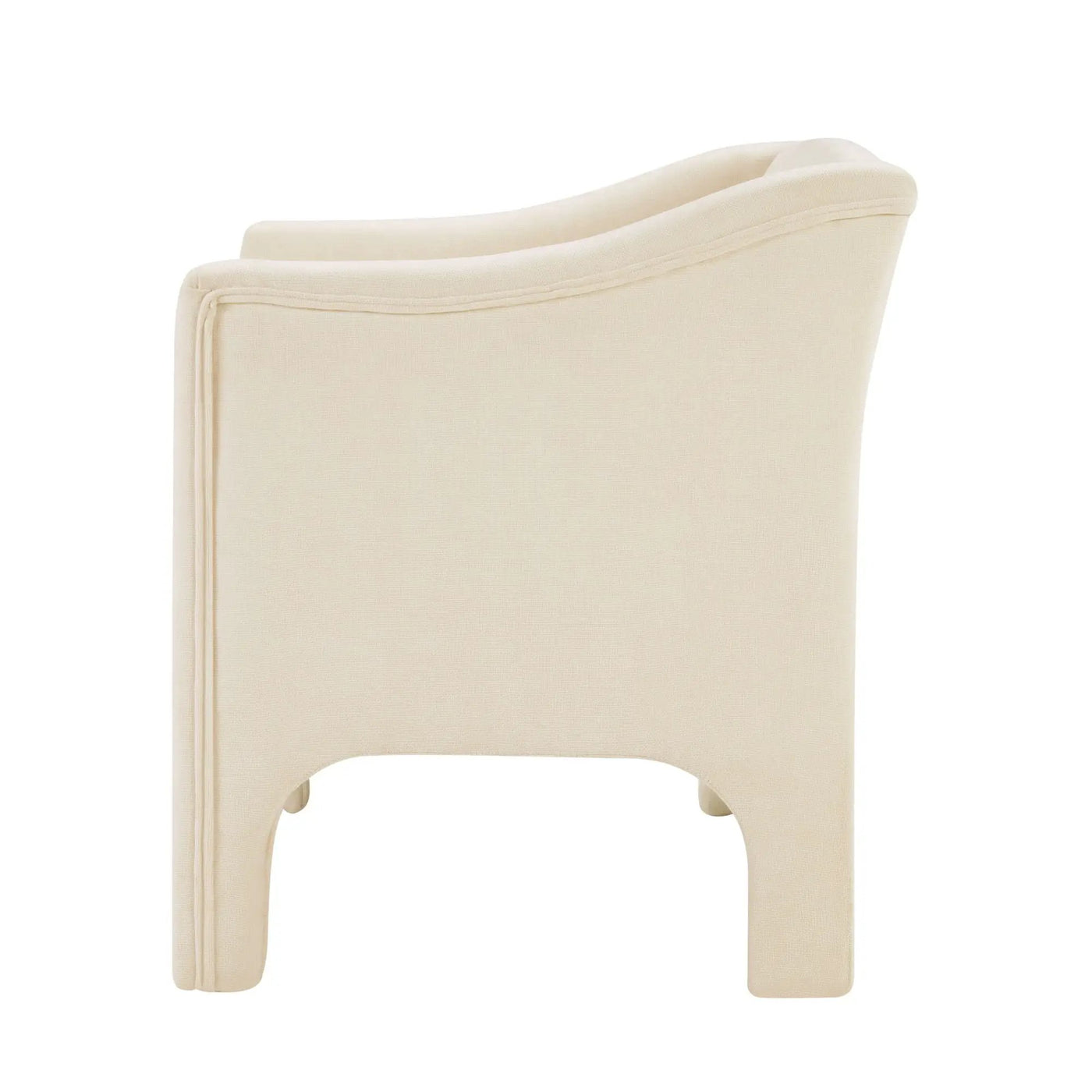 Barrel Accent Chair With Enclosed Arms by Unique Piece Furniture