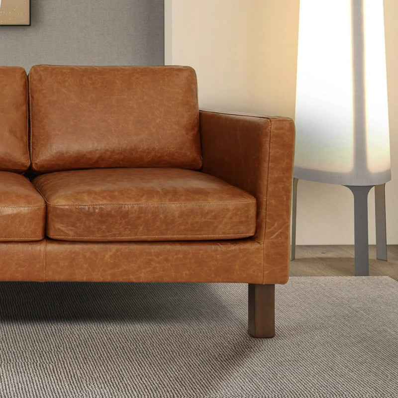 Memphis - Waxy Sofa - Cognac by HouseOfZazla