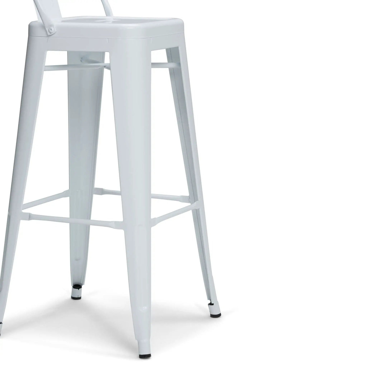 Rayne - Curved Back Metal Stool (Set of 2) by Unique Piece Furniture
