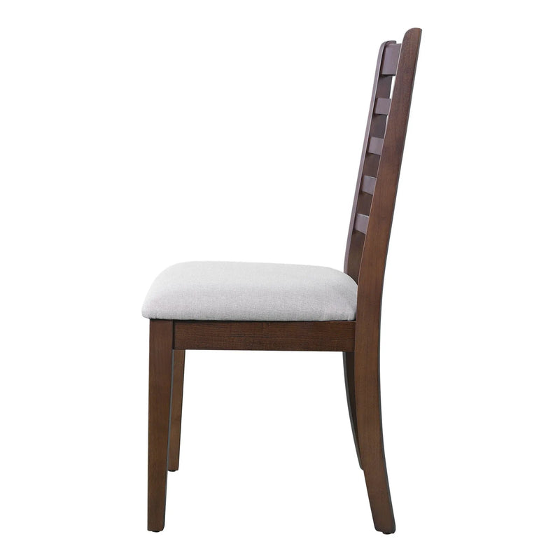 Upholstered Armless Chairs With High Ladder Back by HouseOfZazla