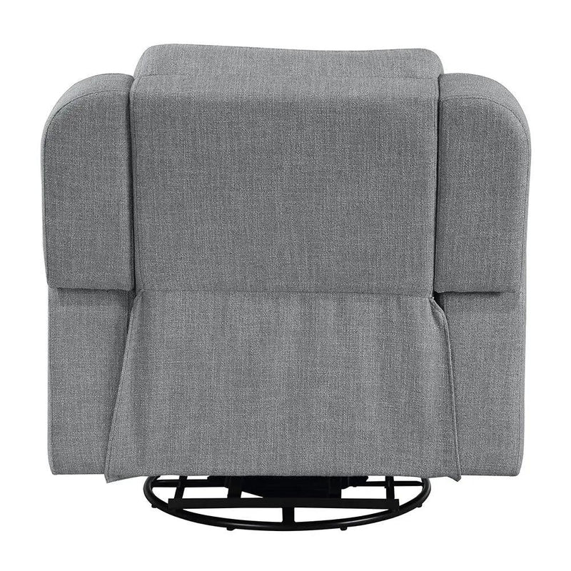 Destiny - Glider Recliner With Swivel - Gray Linen by Unique Piece Furniture