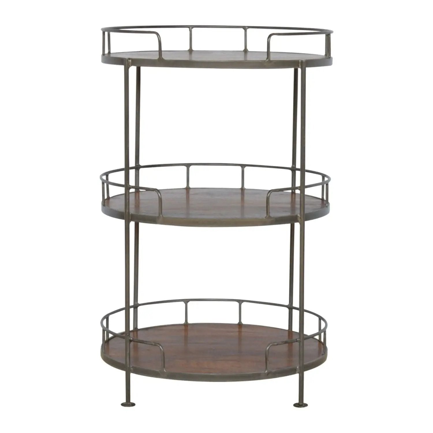 Round Butler Tray Table - Chestnut by Unique Piece Furniture