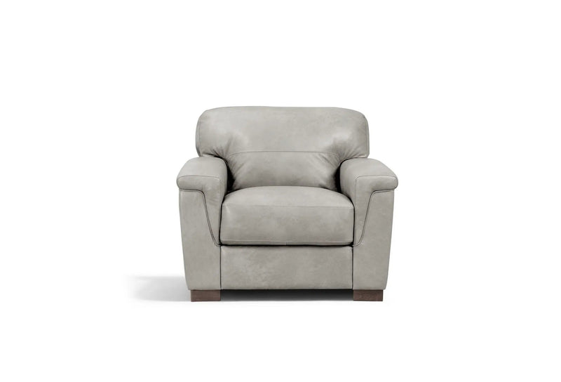 Cornelia - Leather Chair - Gray by HouseOfZazla