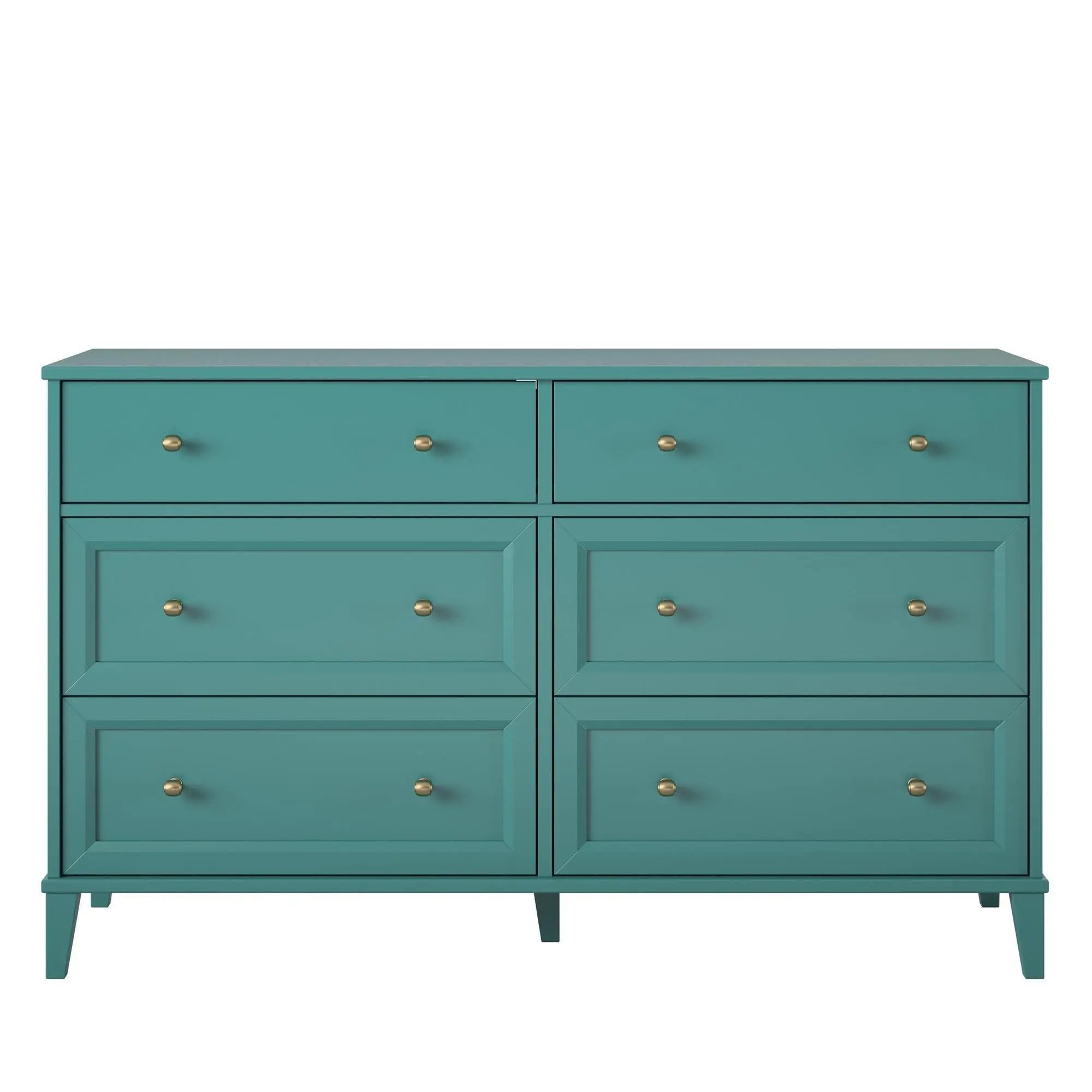 Monticello - 6 Drawer Dresser - Green by Unique Piece Furniture