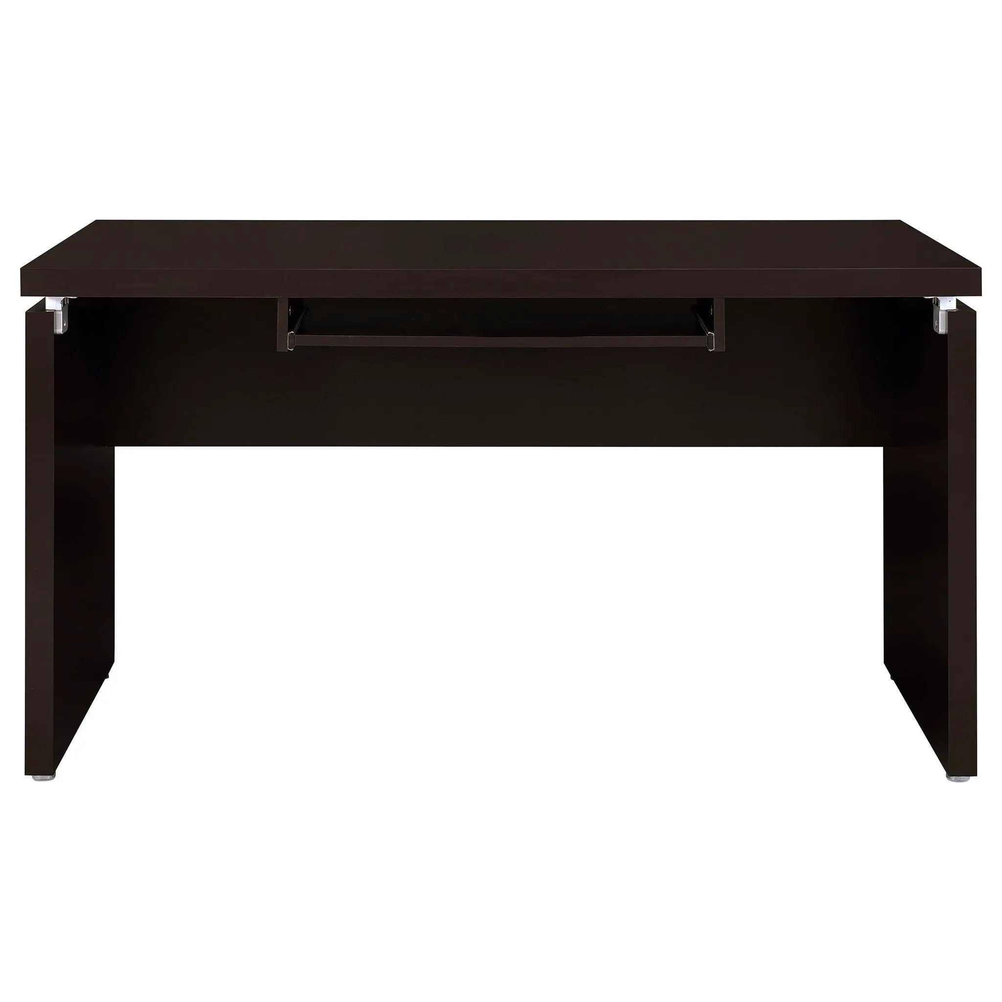 Skylar L-Shape Desk with Mobile File Cabinet Cappuccino by Unique Piece Furniture