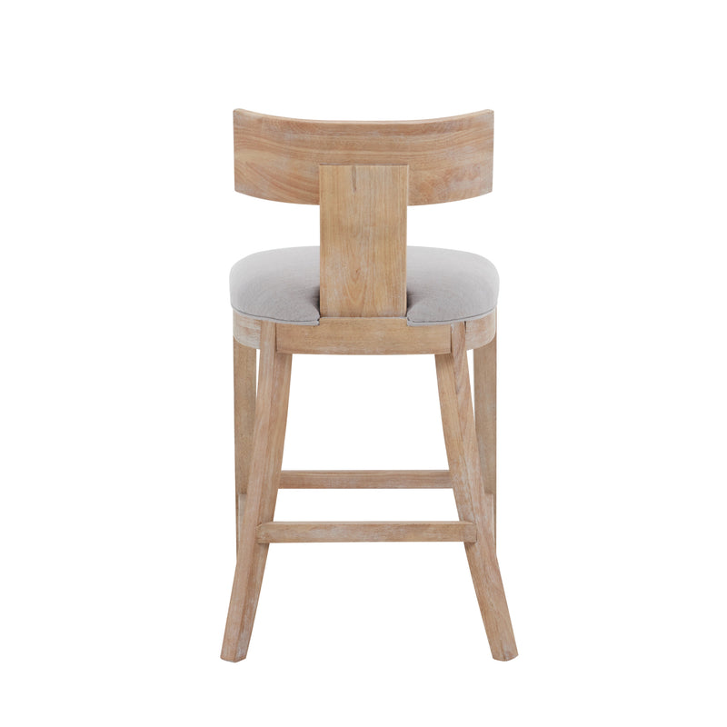 27" Counter Stools Set of 2, Upholstered Counter Height Bar Stools by HouseOfZazla
