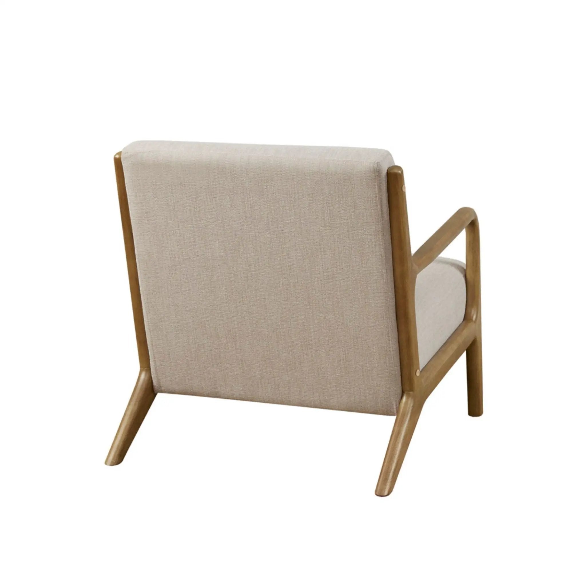 Mid-Century Style Lounge Chair With Upholstered Seat by Unique Piece Furniture