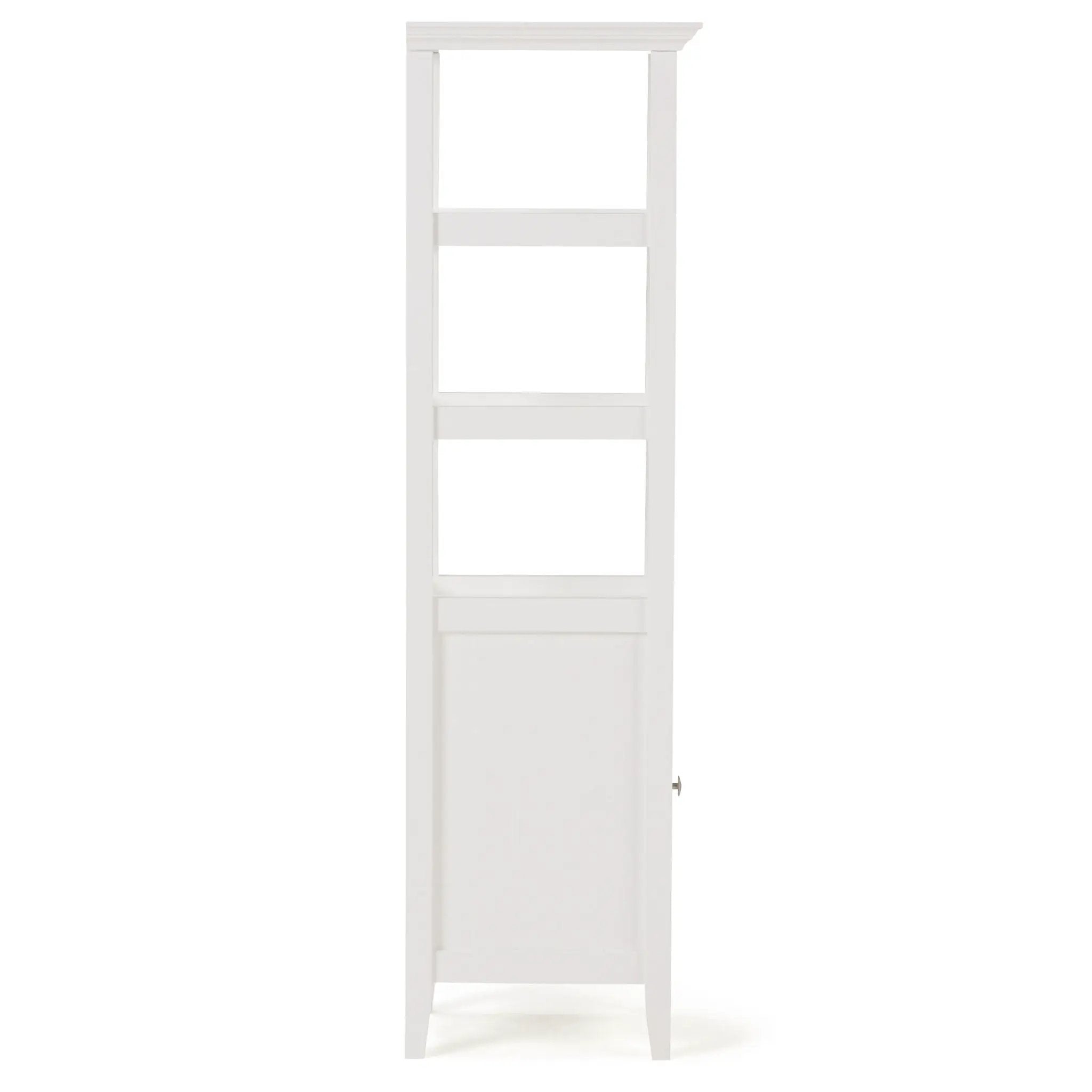 Acadian - Bath Storage Tower - Pure White by HouseOfZazla