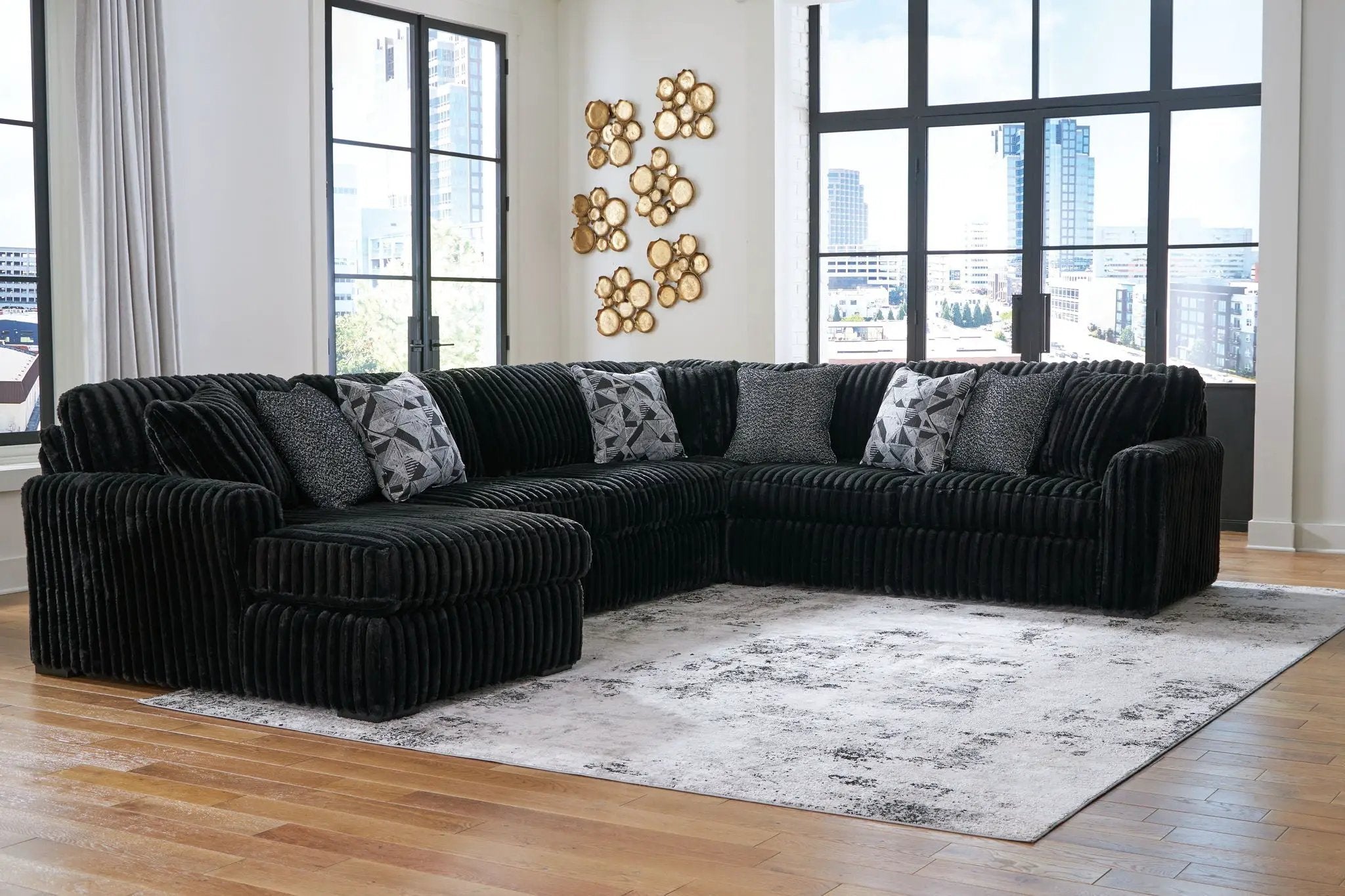 Midnight-Madness - Sectional by Unique Piece Furniture